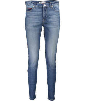 Tommy Hilfiger Blue Cotton Women Skinny Jean