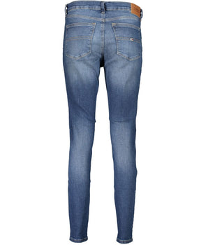 Tommy Hilfiger Blue Cotton Women Skinny Jean