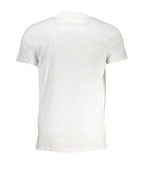 Cavalli Class White Cotton T-Shirt