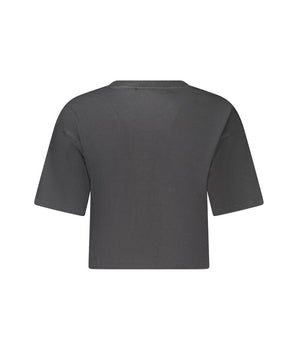 Fila Black Cotton Women's T-Shirt