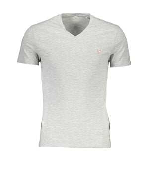 Guess Jeans Gray Cotton Men's T-Shirt