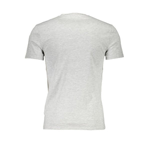 Guess Jeans Camiseta Gris Algodón Hombre