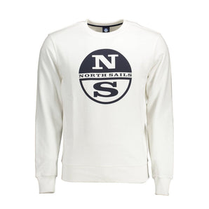 Jersey de hombre de algodón blanco de North Sails