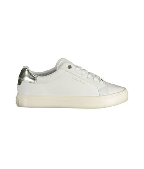 Calvin Klein White Leather Women Sneaker
