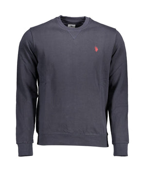 U.S. POLO ASSN. Blue Cotton Men Sweater