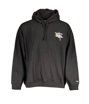 Tommy Hilfiger Black Cotton Men Sweater