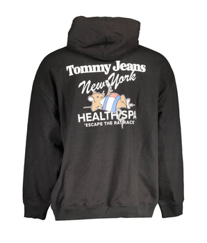 Tommy Hilfiger Black Cotton Men Sweater