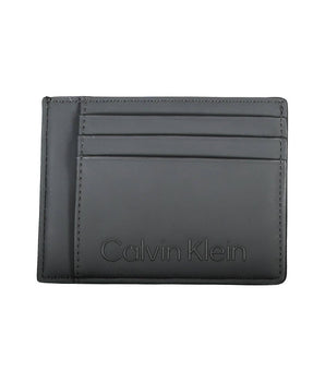 Calvin Klein Black Polyester Men Wallet