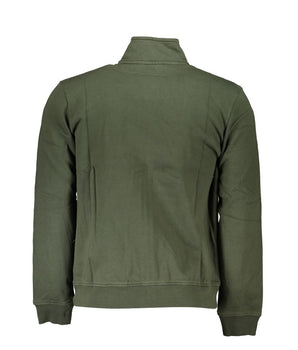 Napapijri Green Cotton Men Sweater