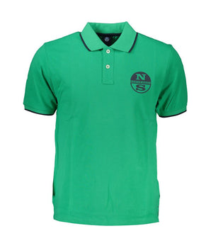 North Sails Green Cotton Polo Shirt