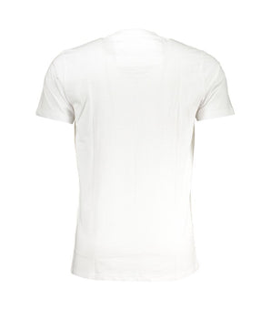 Cavalli Class White Cotton T-Shirt