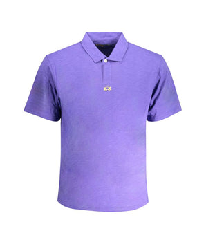 La Martina Purple Cotton Polo Shirt