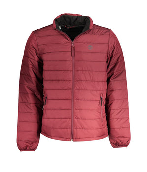 Timberland Red Polyester Men's Sports Jacket