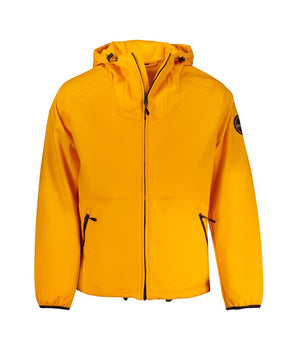 Napapijri Orange Recycled Polyester Men Jacket
