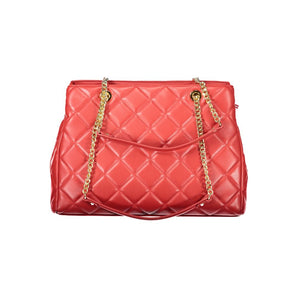 Mario Valentino Red Polyethylene Women Handbag