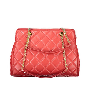 Mario Valentino Red Polyethylene Women Handbag