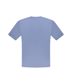 North Sails Blue Cotton Men T-Shirt