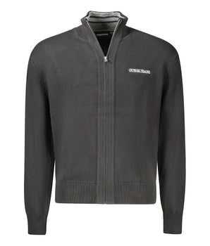 Guess Jeans Black Cotton Men Sweater