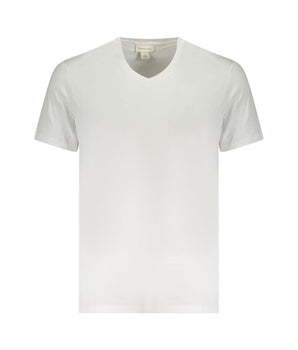 Calvin Klein White Cotton Men T-Shirt