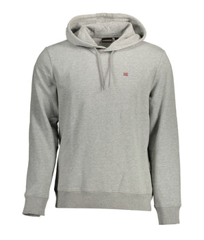 Napapijri Gray Organic Cotton Men Sweater