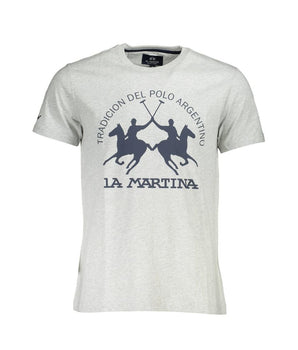 La Martina Brown Cotton Men T-Shirt