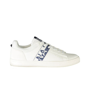 Napapijri White Leather Men Sneaker