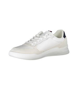 Tommy Hilfiger White Polyester Men Sneaker