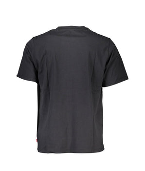 Levi's Black Cotton Men T-Shirt