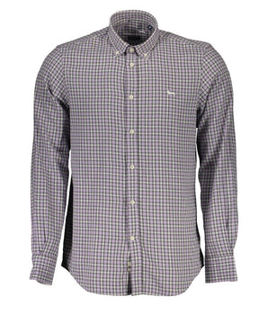 Harmont & Blaine Purple Cotton Men Shirt
