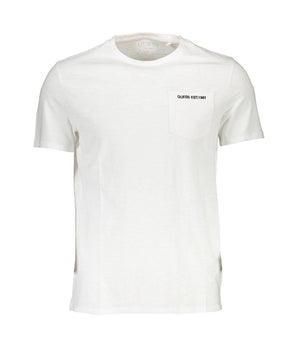 Guess Jeans White Cotton Men T-Shirt