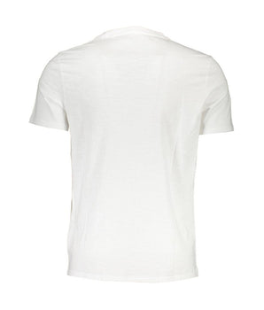 Guess Jeans White Cotton Men T-Shirt