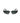 Calvin Klein Black Metal Women Sunglass