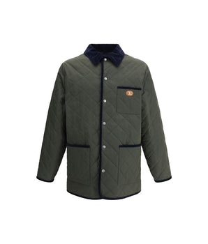 Valentino Logo Quilted Jacket