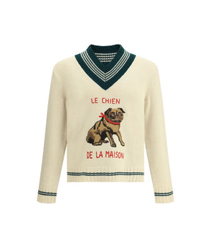 Valentino Le Chien De La Maison wool sweater