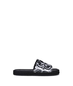 Dolce & Gabbana Black Cotton Espadrilles