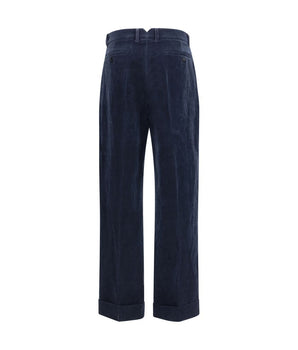 Valentino Blue cotton trousers