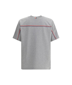 Thom Browne Gray Cotton T-Shirt