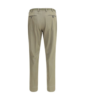 Brioni Green Cotton Chino Pants