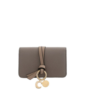 Chloé Gray Calf Leather Bos Taurus Wallet