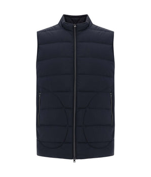 Herno Black Polyamide Sleveless Jacket
