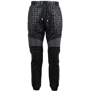 Vaqueros y pantalón de algodón negro de Balmain