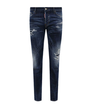 Dsquared² Blue Cotton Men's Slim Jeans