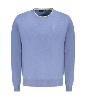 North Sails Blue Cotton Men Sweater