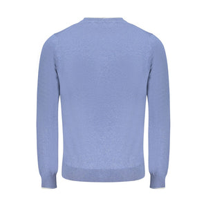 North Sails Blue Cotton Men Sweater