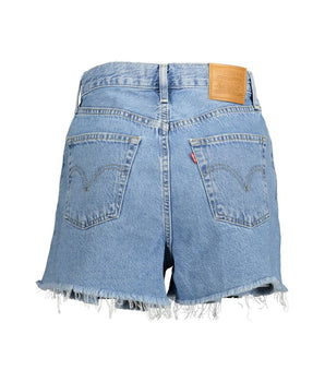 Levi's Blue Cotton Women Shorts