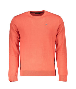 Napapijri Red Cotton Men Sweater
