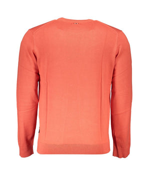 Napapijri Red Cotton Men Sweater