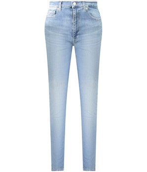 Tommy Hilfiger Blue Cotton Women Jeans