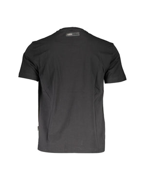 Plein Sport Black Cotton Men T-Shirt