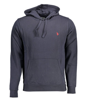US POLO ASSN. Men's Blue Cotton Sweater